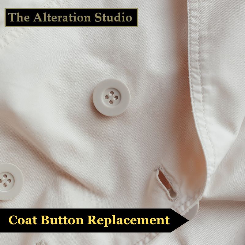 Coat Buttons Replacement service singapore