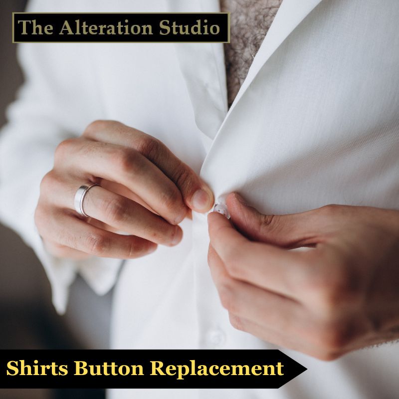 Shirts Buttons Replacement service singapore