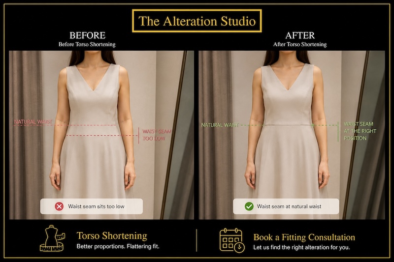 Short Torso? Why Shortening the Hem of Your Dress May Not Fix the Fit
